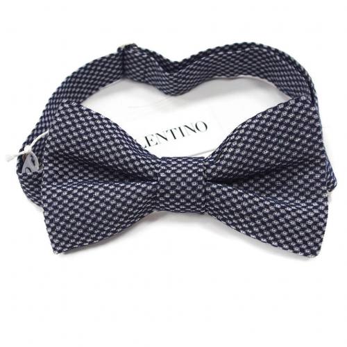 Модная темно-синяя бабочка в крапинку Valentino 813424