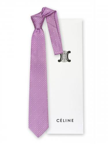 Красивый галстук сиреневого цвета Celine 58855