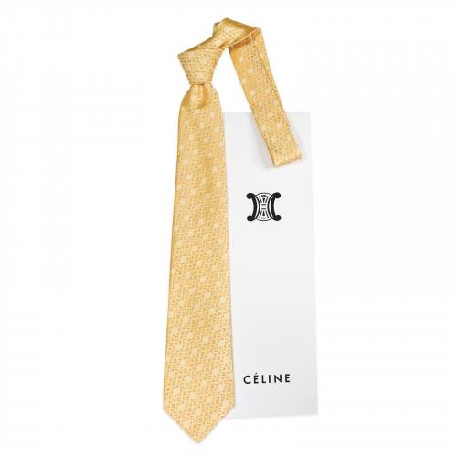 Галстук мужской в кружочек Celine 853481