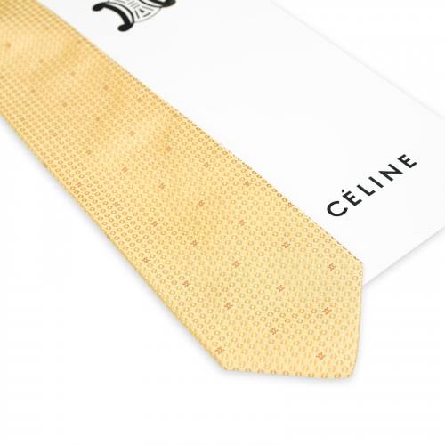Стильный галстук жаккард в кружочек Celine 853470
