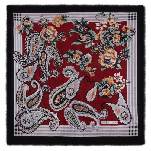 Большой зимний платок с узором Пэйсли Coveri Collection 73688 