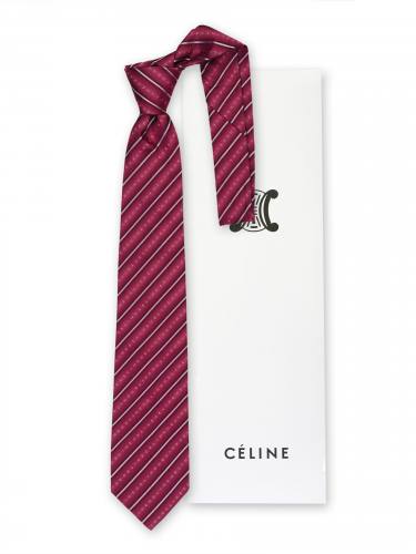 Стильный галстук в полоску Celine 58322