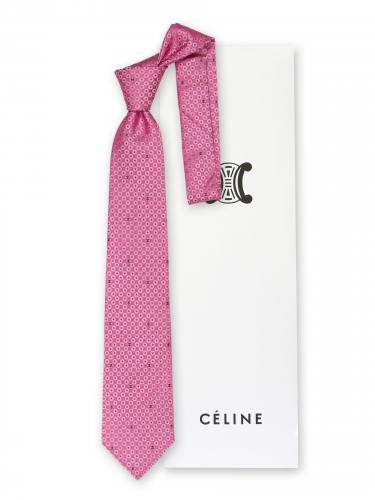Оригинальный галстук в горошек с точками Celine 58986 