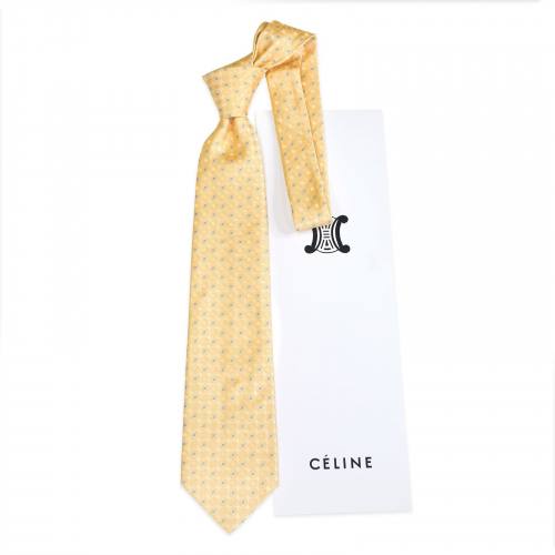 Стильный галстук в кружочек Celine 853321 