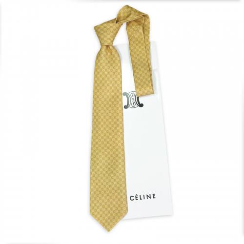 Набивной мужской галстук с лого Celine 853188