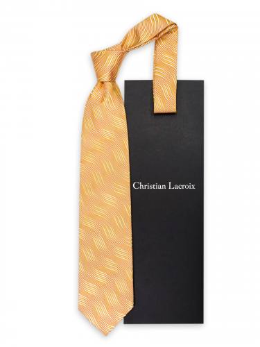 Яркий галстук с волнистым рисунком Christian Lacroix 815131
