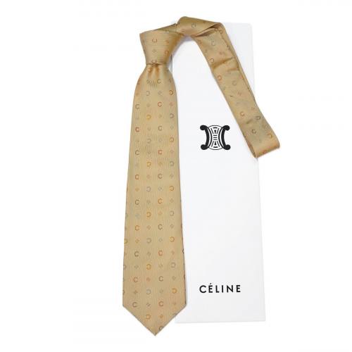 Светлый дизайнерский галстук Celine 852551