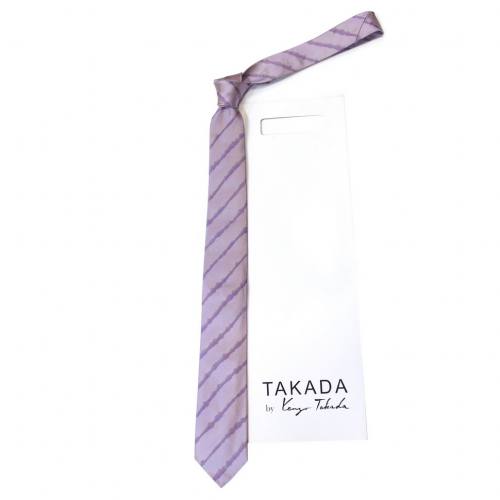 Стильный полосатый жаккардовый галстук Kenzo Takada 826268N