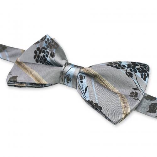 Мужская бабочка серая с цветами Kenzo Homme 855545