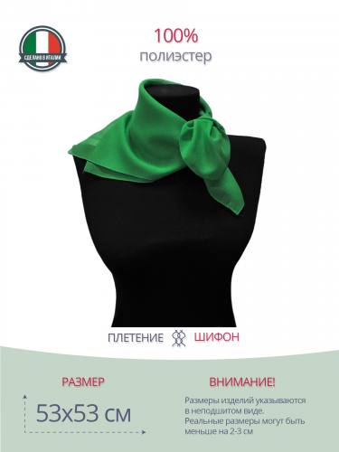 Платок шифоновый зеленый 845927