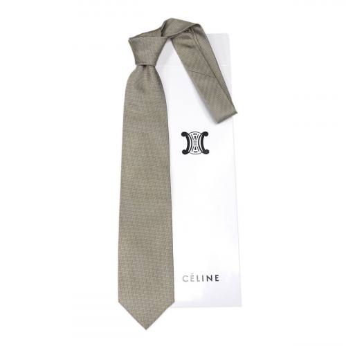 Песочный галстук зигзаг Celine 851577 
