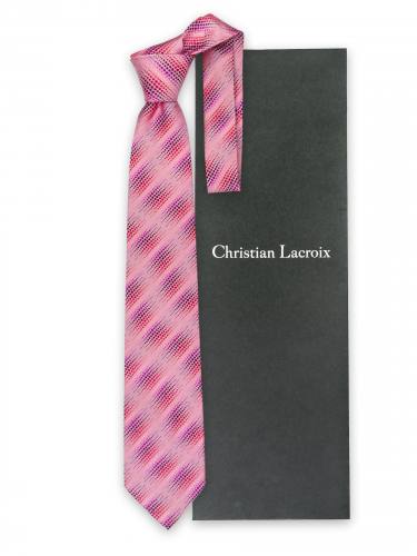 Стильный молодежный галстук с кружочками Christian Lacroix 836032