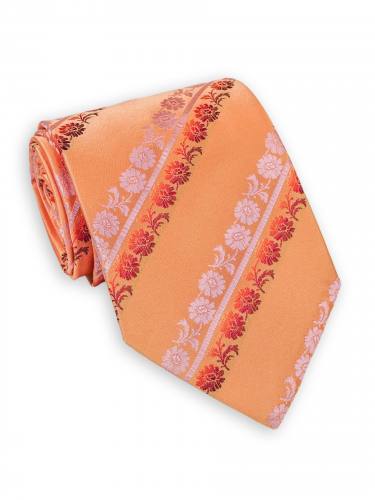 Яркий итальянский галстук с цветами Christian Lacroix 836081 