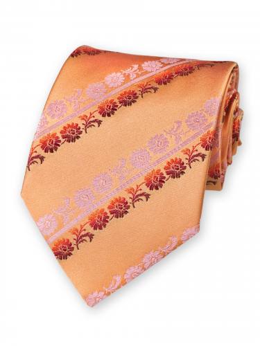 Яркий итальянский галстук с цветами Christian Lacroix 836081 